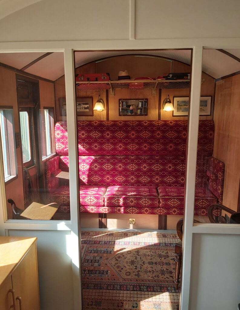 Denise's 1st class compartment
